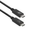 ACT AC7451 USB4 40Gbps connection cable C male - C male 0.8m USB-IF certified Black