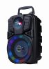 Gembird SPK-BT-LED-01 Bluetooth portable party speaker Black