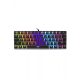 White Shark GK-2202B Ashiko Blue Switches Mechanical 60% Gaming Keyboard Black US