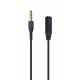 Gembird CCA-419 3.5 MM 4-PIN audio cross-over adapter cable 0,18m Black