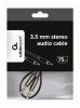 Gembird CCAP-444-0.75M 3.5 mm stereo audio cable 0,75m Black