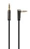 Gembird CCAP-444L-6 Right angle 3.5 mm stereo audio cable 1,8m Black