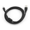 Gembird CCF-USB2-AM5P-6 USB 2.0 A- MINI 5PM cable with ferrite core 1,8m Black