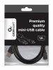 Gembird CCF-USB2-AM5P-6 USB 2.0 A- MINI 5PM cable with ferrite core 1,8m Black