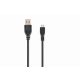 Gembird CCP-MUSB2-AMBM-6 micro USB cable 2.0 AM-MBM5P 1,8m Black