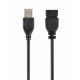 Gembird CCP-USB2-AMAF-0.15M USB 2.0 A- A-socket cable 0,15m Black