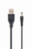 Gembird CC-USB-AMP35-6 USB AM to 3.5mm Power Plug cable 1,8m Black