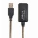 Gembird UAE-01-10M USB 2.0 active extension cable 10m Black