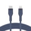 Belkin BoostCharge Flex USB-C Cable with Lightning Connector 3m Blue