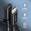 AXAGON BUCM32-CF15AB SPEED+ USB-C <> USB 20GBPS EXTENSION CABLE 1.5m Black