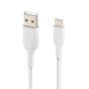 Belkin Braided USB-C to USB-A Cable 2m White