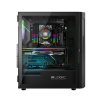 Logic Aramis ARGB Midi Tempered Glass Black