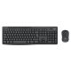 Logitech MK370 Wireless billentyűzet + optikai egér Black HU