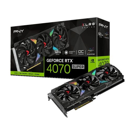 PNY GeForce RTX4070 SUPER 12GB DDR6X XLR8 Gaming VERTO EPIC-X RGB