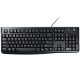 Logitech K120 keyboard Black ENG