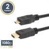 Delight HDMI kábel HDMI M - micro HDMI M 2m Black