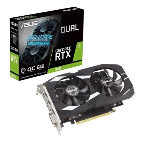 ASUS NVIDIA RTX 3050 6GB GDDR6 - DUAL-RTX3050-O6G