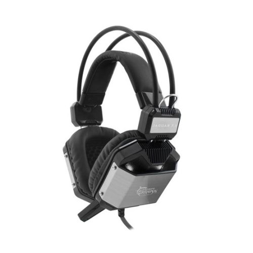 White Shark GH-1946B/S JAGUAR gamer 7.1 headset mikrofonnal - Fekete/Ezüst