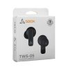 SBOX EB-TWS05-B bluetooth v5.4 in-ear fülhallgató mikrofonnal - BR+EDR+BLE - fekete