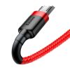 Baseus Cafule USB-Micro-USB kábel, 1.5A, 2 m (piros)