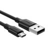 UGREEN micro USB kábel, QC 3.0, 2.4A, 1.5m (fekete)