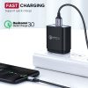 UGREEN USB-Micro USB kábel, QC 3.0, 2.4A, 1m (fekete)