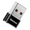 Baseus 5A USB-C–USB-A adapter (fekete)