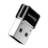 Baseus 5A USB-C–USB-A adapter (fekete)