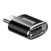 Baseus USB-USB Type-C 2.4A adapter (fekete)