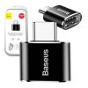 Baseus USB-USB Type-C 2.4A adapter (fekete)