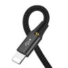 Baseus Fast 4 az 1-ben USB-kábel 2xUSB-C / Lightning / Micro 3,5A 1,2 m (fekete)