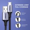 UGREEN USB-Micro USB kábel, QC 3.0, 2.4A, 2m (fekete)