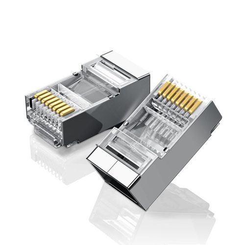 UGREEN RJ45 Ethernet fém csatlakozó, 8P / 8C, Cat.6, UTP (10db)