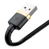 Baseus Cafule USB-Lightning kábel, 2,4A, 1 m (arany-fekete)