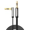 UGREEN 3.5mm AUX mini jack lapos kábel, 2m (fekete)