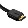 Baseus HDMI 2.0 kábel, 4K 60Hz, 3D, HDR, 18Gbps, 1m (fekete)