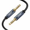 UGREEN AV122 3.5mm AUX mini jack kábel, 1.5m (fekete)