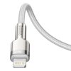 Baseus Cafule USB-C-Lightning kábel, PD, 20 W, 2 m (fehér)