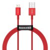 Baseus Superior Series USB-Lightning kábel, 2,4 A, 1 m (piros)