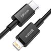 Baseus Superior Series USB-Lightning kábel, 20 W, PD, 2 m (fekete)