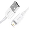 Baseus Superior Series USB-Lightning kábel, 2,4A, 2m (fehér)