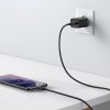 Baseus Super Si 1C 25W gyorstöltő adapter 1 m-es USB-C-USB-C kábellel (fekete)