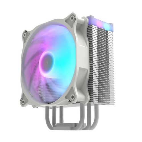 Darkflash Darkair LED aktív CPU hűtő (hűtőborda + ventilátor 120x120) (fehér)