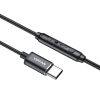 Vezetékes fülhallgató VFAN M11, USB-C (fekete)