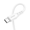 USB-C-USB-C kábel VFAN P05, 60W, PD, 1m (fehér)