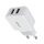 Wall charger LDNIO A2202, 2x USB, 12W (white)