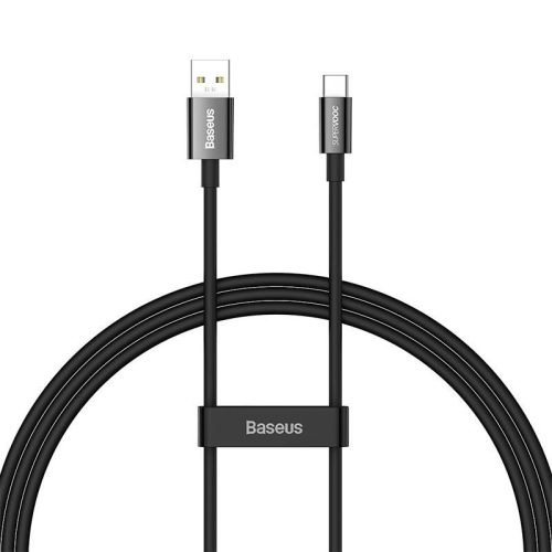 Baseus Superior Series USB-USB-C kábel, 65 W, PD, 1m (fekete)