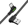 USB to USB-C cable Mcdodo CA-5280 LED, 0.5m (black)