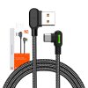 USB to USB-C cable Mcdodo CA-5280 LED, 0.5m (black)