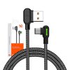 USB to USB-C cable Mcdodo CA-5280 LED, 1.8m (black)